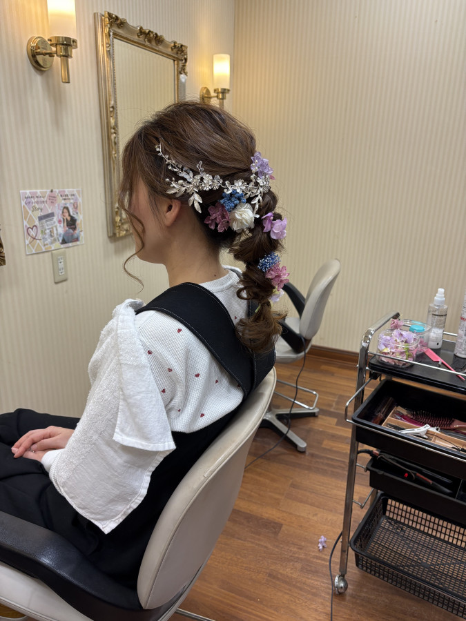ぐぅ子さんのヘアメイクの写真