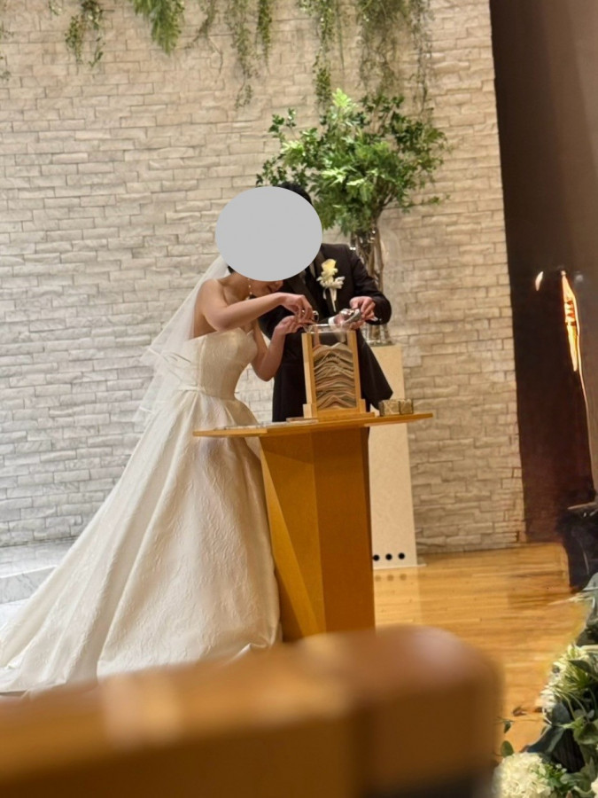 レオンさんのサンドセレモニーの写真