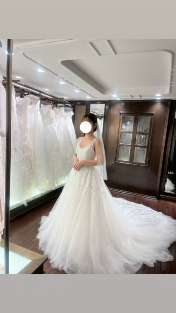 みぃさんのウエディングドレスの写真
