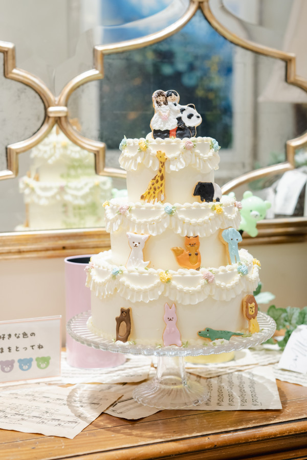 くうたこまるさんのウエディングケーキの写真