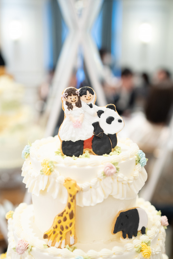 くうたこまるさんのウエディングケーキの写真