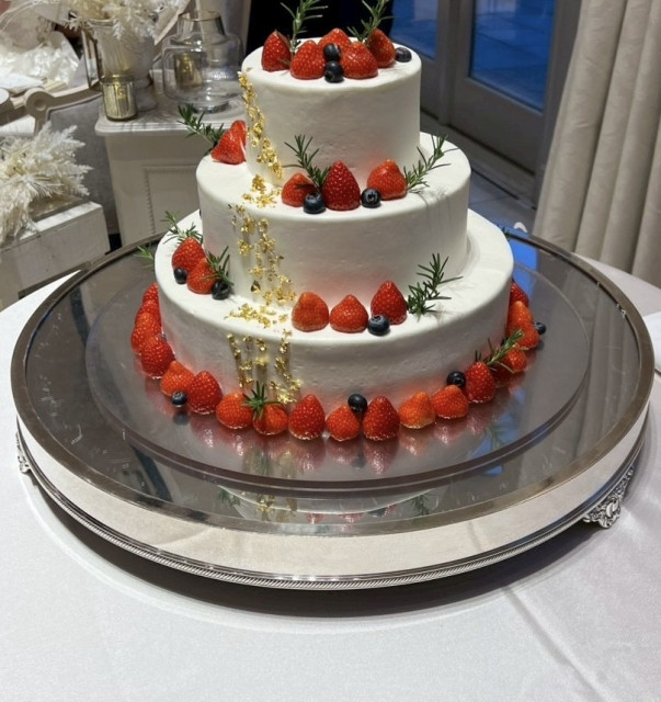 しょーとけーきさんのウエディングケーキの写真