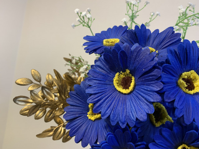 ひとみさんのブーケ・ブートニアの写真