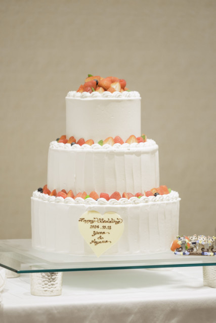 すみーさんのウエディングケーキの写真