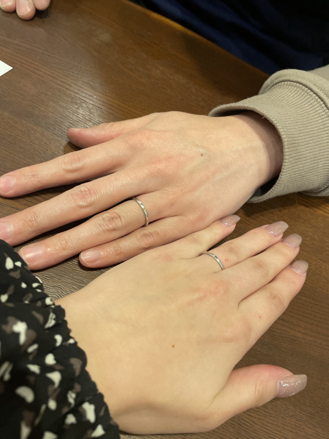 りょんさんの結婚指輪の写真