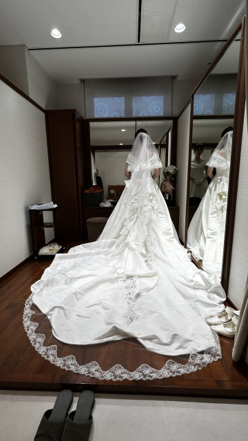 まーさんのウエディングドレスの写真