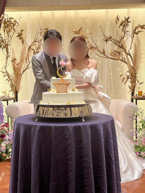 まさんのウエディングケーキの写真