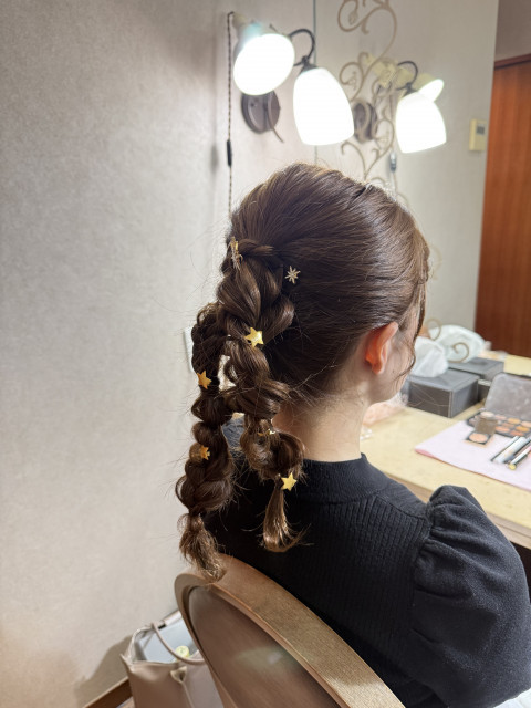 まさんのヘアメイクの写真