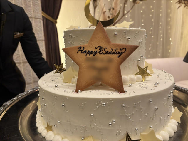 まさんのウエディングケーキの写真