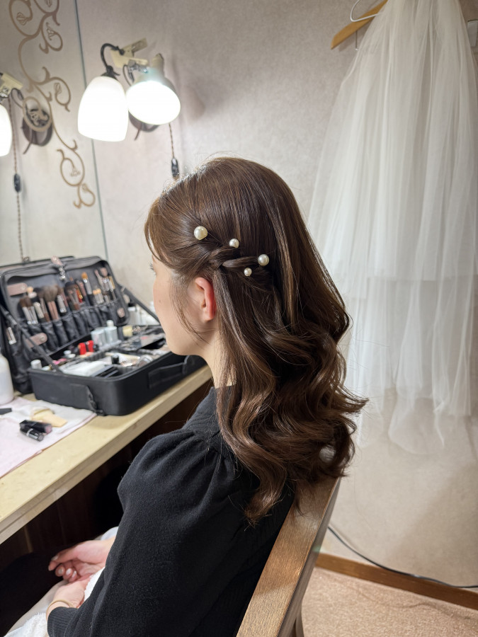まさんのヘアメイクの写真