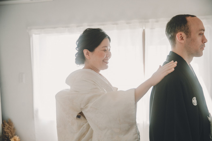 ミナさんの和装の写真