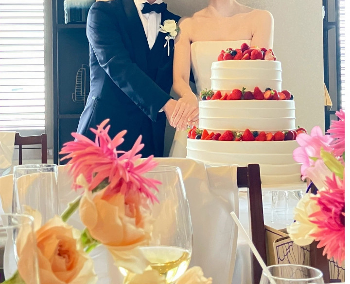 ゲストとの距離が近いスイートルームのホテル婚