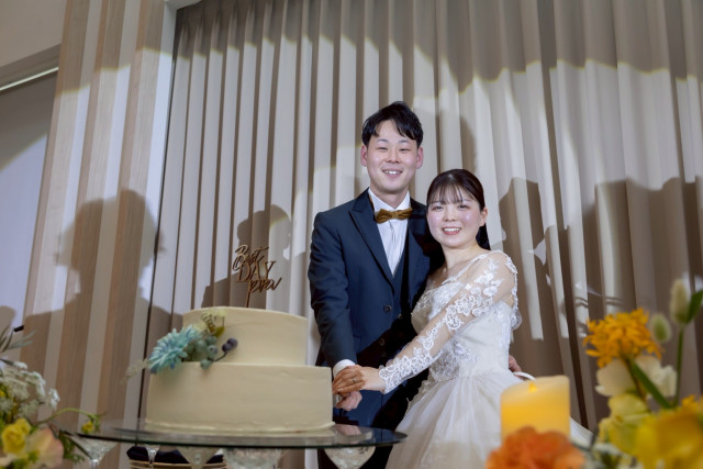きなたんさんのウエディングケーキの写真