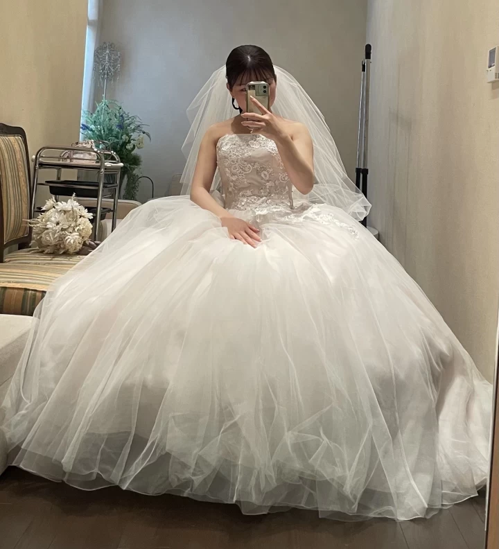 きなたんさんのウエディングドレスの写真