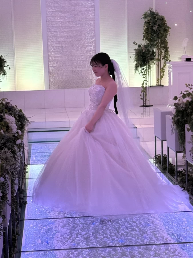 きなたんさんのウエディングドレスの写真