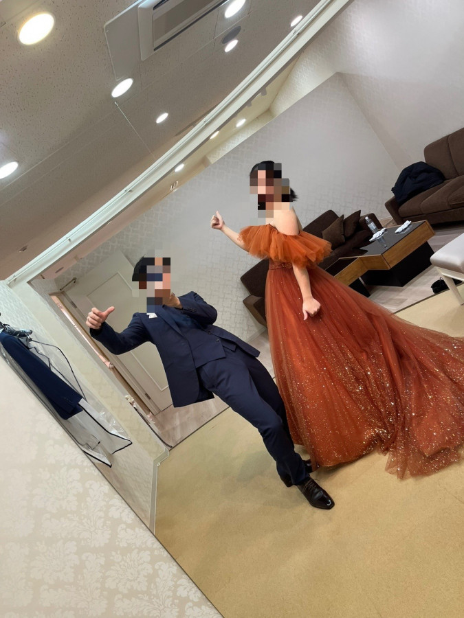 ハナコさんのウエディングドレスの写真