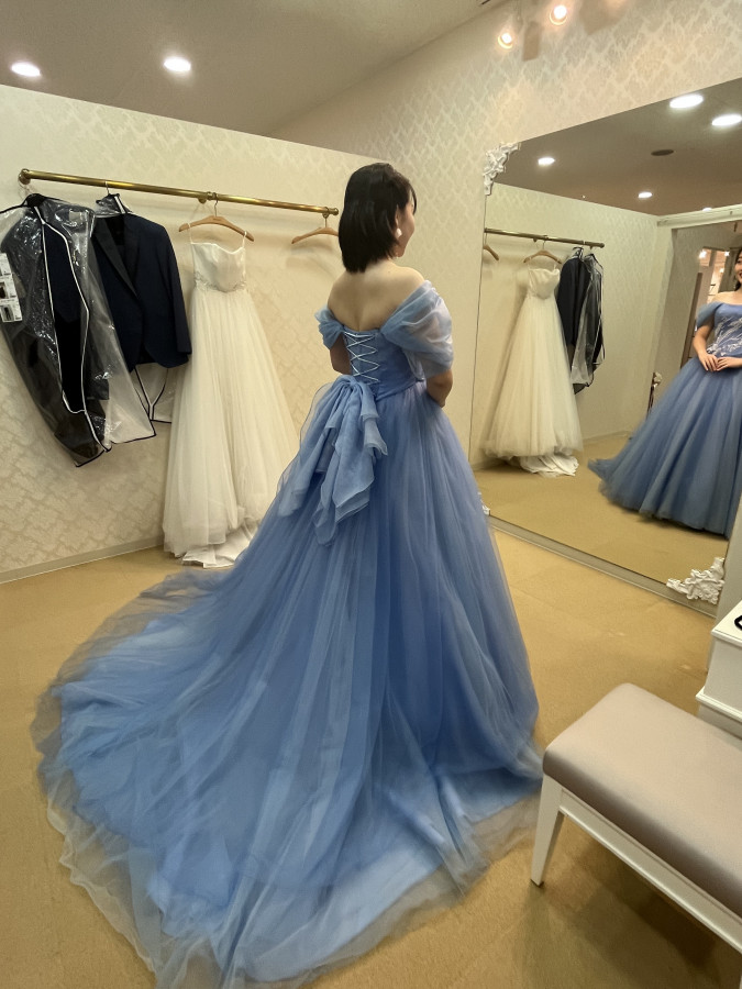 ハナコさんのウエディングドレスの写真