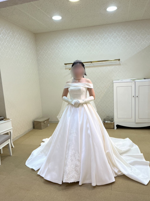 キャコさんのウエディングドレスの写真