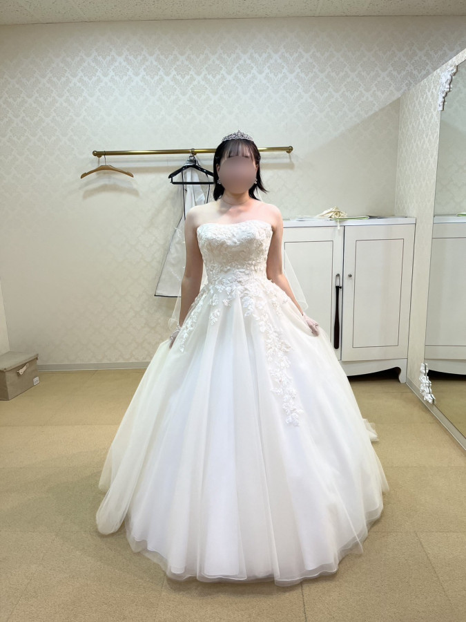 キャコさんのウエディングドレスの写真