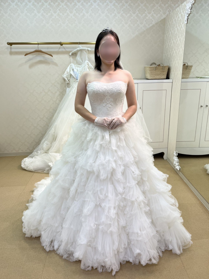 キャコさんのウエディングドレスの写真