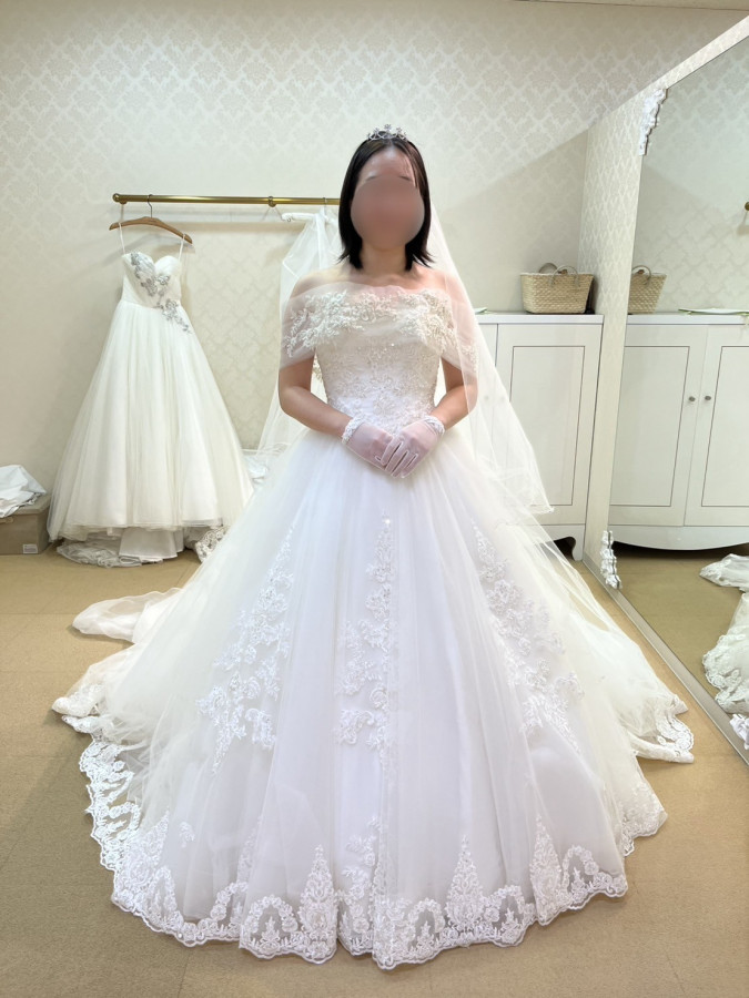 キャコさんのウエディングドレスの写真