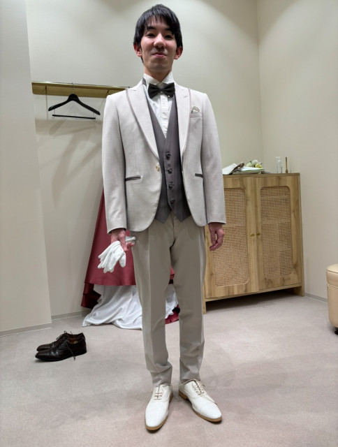 あっちゃんさんの新郎衣装の写真