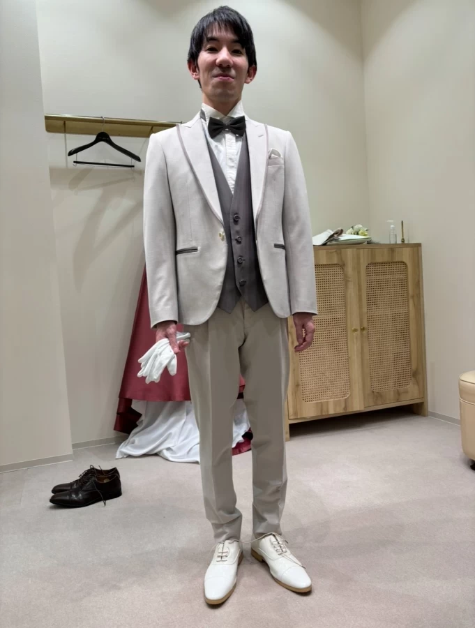 あっちゃんさんの新郎衣装の写真