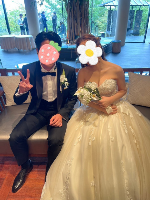 なおさんのブーケ・ブートニアの写真