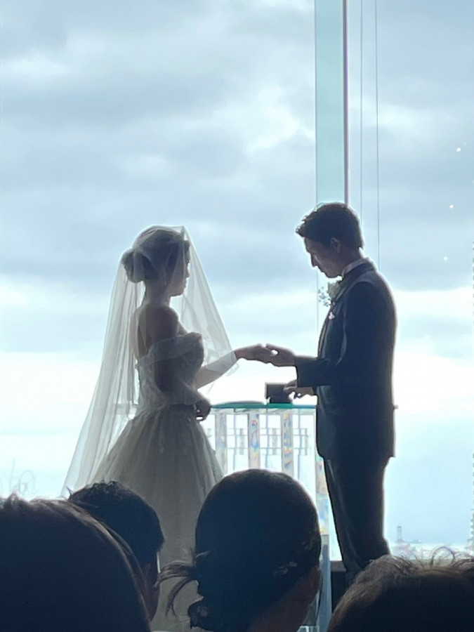 なおさんのウエディングドレスの写真