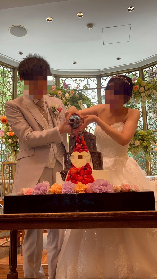 ちろるさんのウエディングケーキの写真