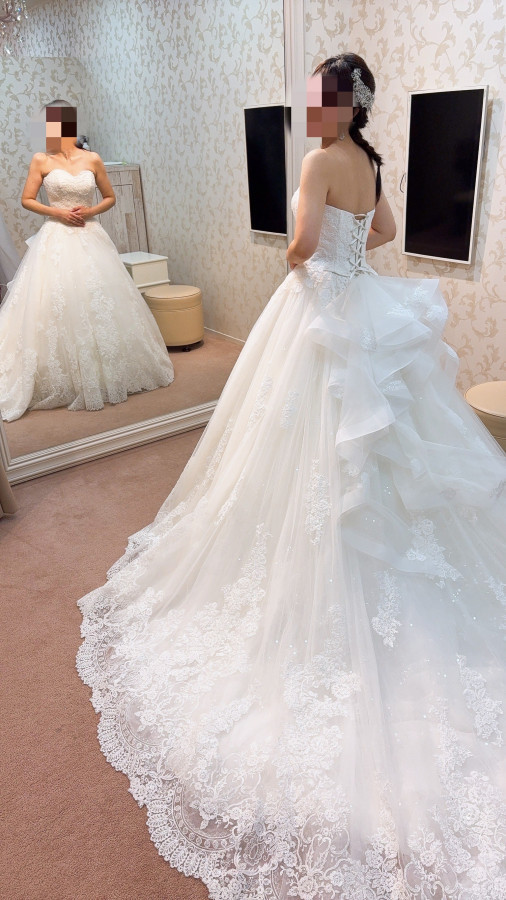 ちろるさんのウエディングドレスの写真