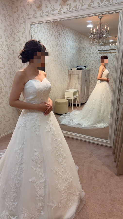 ちろるさんのウエディングドレスの写真