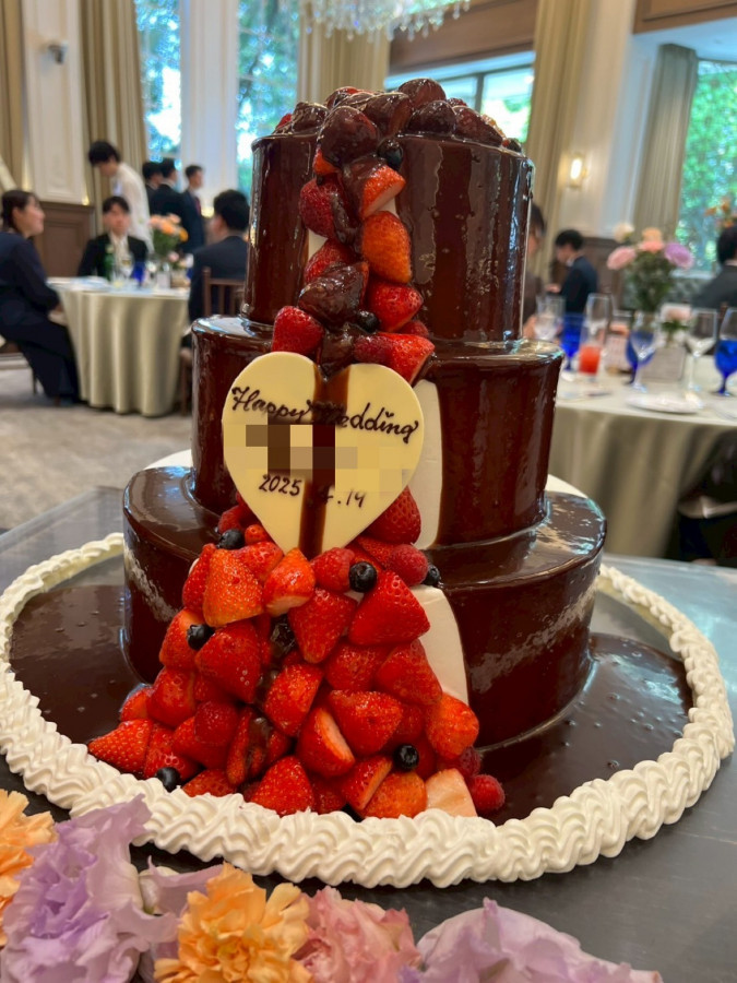 ちろるさんのウエディングケーキの写真