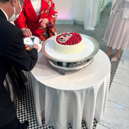 あっちゃんさんのウエディングケーキの写真