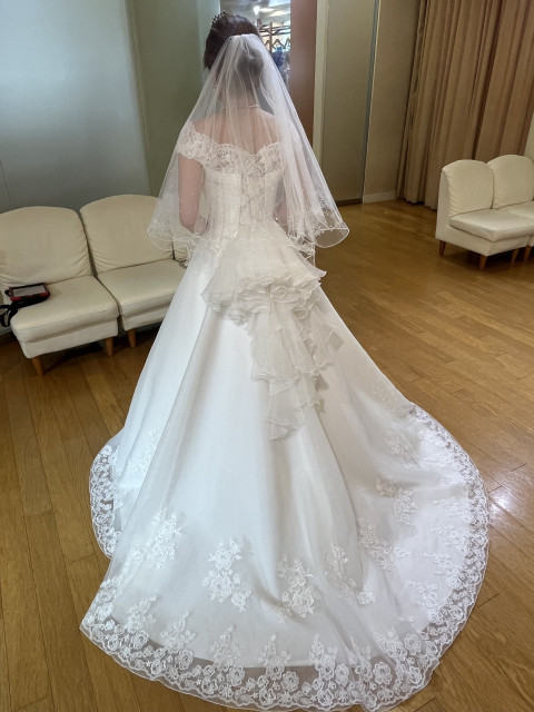 ぶん学者さんのウエディングドレスの写真