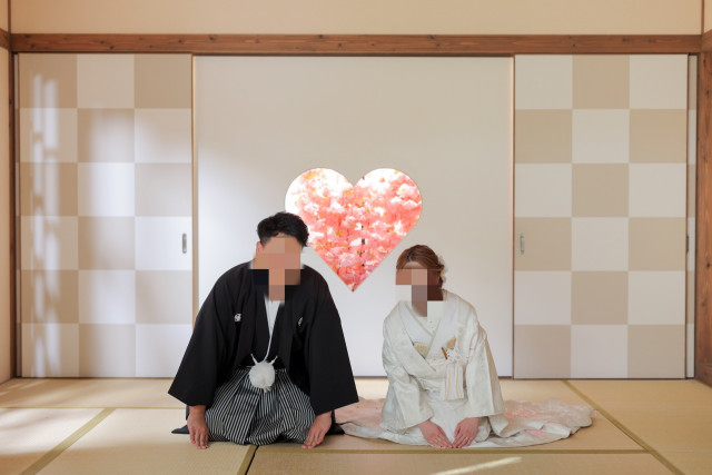 ぶん学者さんの前撮りの写真