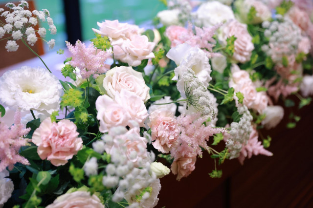 ぽぽさんの装花の写真