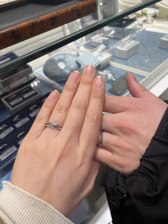 なつなさんの結婚指輪の写真