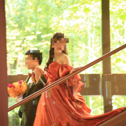 ぽんちゃんさんのウエディングドレスの写真