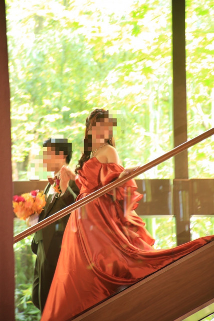 ぽんちゃんさんのウエディングドレスの写真