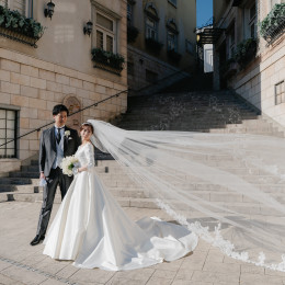 ちいさんのウエディングドレスの写真