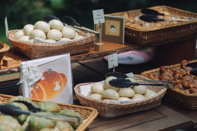 かもぱんさんのパンビュッフェの写真