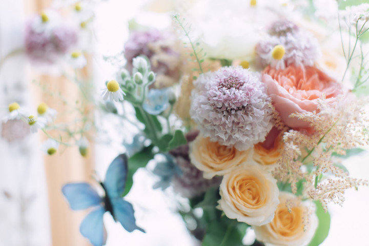 かもぱんさんのブーケ・ブートニアの写真