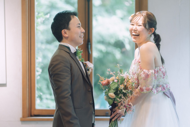 かもぱんさんのブーケ・ブートニアの写真