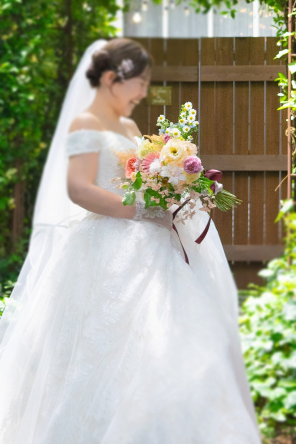 かもぱんさんのブーケ・ブートニアの写真