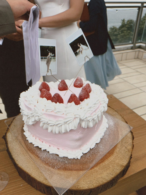 toksyさんのウエディングケーキの写真