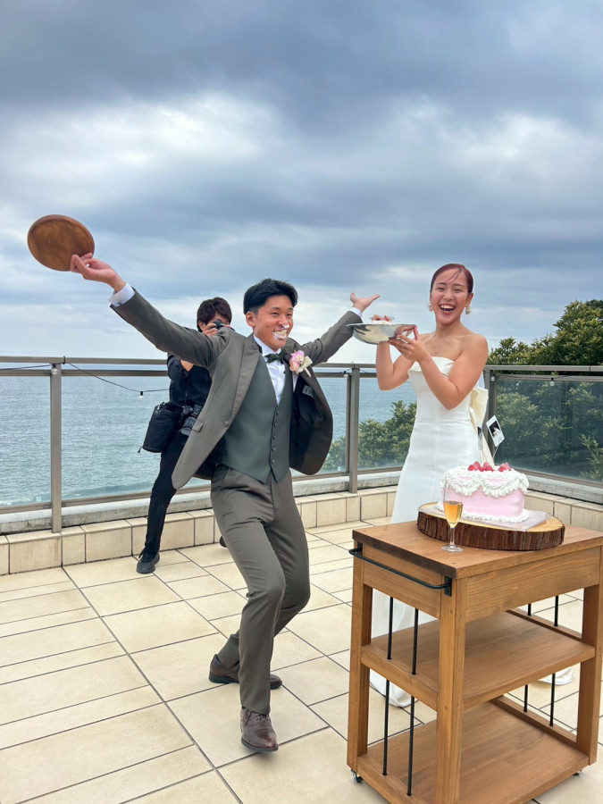 toksyさんのウエディングケーキの写真