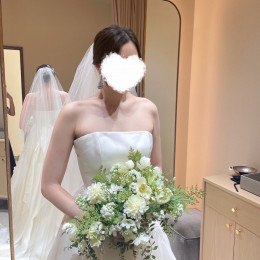 ちゃみさんのウエディングドレスの写真
