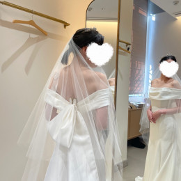 ちゃみさんのウエディングドレスの写真