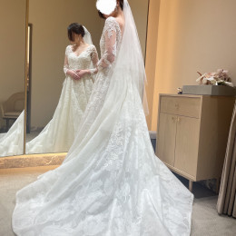 ちゃみさんのウエディングドレスの写真